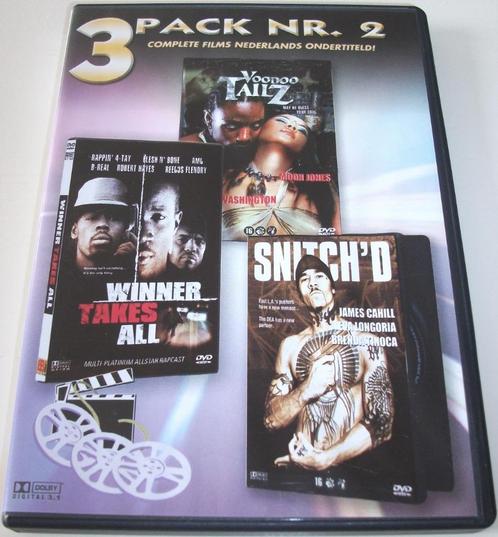 Dvd *** 3-PACK NR. 2 *** 3-Filmpack, Cd's en Dvd's, Dvd's | Actie, Zo goed als nieuw, Actie, Vanaf 16 jaar, Ophalen of Verzenden