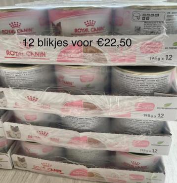 Mother & Babycat mousse - Trays 12 blikjes a 195gram. beschikbaar voor biedingen