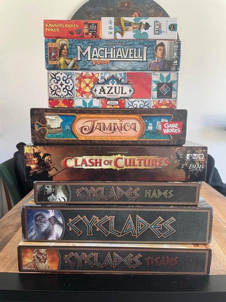 Bordspellen Collectie - Diverse Titels, Hobby en Vrije tijd, Gezelschapsspellen | Bordspellen, Zo goed als nieuw, Een of twee spelers
