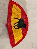 Spaanse waaier met stierenmotief, Ophalen of Verzenden