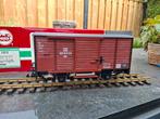Zgan lgb DR gesloten goederen wagon 46350 metalen wielen ovp, Ophalen of Verzenden, Zo goed als nieuw, Wagon, LGB