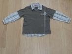 Esprit mini jongens blouse ZGAN Maat 116/122 (Groen), Overhemd of Blouse, Ophalen of Verzenden, Zo goed als nieuw, Esprit