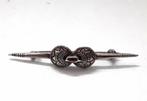 Antieke zilveren broche 835, Ophalen, Zilver, Broche