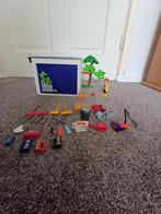 Playmobil garage (4318) + extra fietsende kinderen en boom, Ophalen, Zo goed als nieuw, Complete set