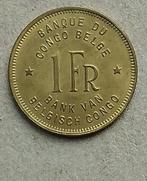 Belgisch Congo, 1 franc 1944, Postzegels en Munten, Ophalen of Verzenden, Overige landen, Losse munt