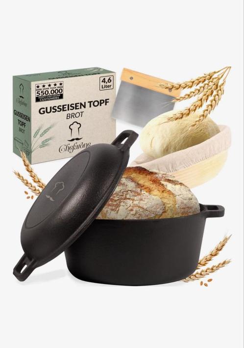 Chefarone gietijzeren braadpan nieuw, Huis en Inrichting, Keuken | Potten en Pannen, Nieuw, Koekenpan of Braadpan, Gietijzer, Ophalen of Verzenden