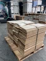 45m2 eiken visgraat Restpartij 15x75cm vloer parket, Ophalen of Verzenden, Zo goed als nieuw, 75 m² of meer, Parket