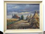 Olieverf Schilderij Jan De Ridder Landschap, Antiek en Kunst, Ophalen of Verzenden
