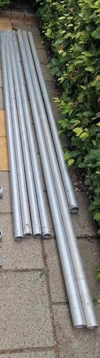 Buizen aluminium steigerbuizen steigerbuis, Doe-het-zelf en Verbouw, Buizen en Afvoer, Ophalen, Zo goed als nieuw, Aluminium