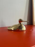 Vintage messing eendje, paper press, Verzamelen, Ophalen of Verzenden, Zo goed als nieuw, Dier