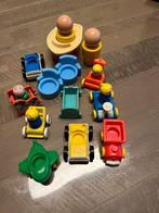 Oude fisher price poppetjes + voertuigen, Ophalen, Gebruikt