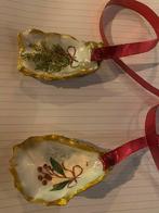 Oesterschelp met Rode Bessen/Mistletoe Decoratie, Huis en Inrichting, Woonaccessoires | Wanddecoraties, Ophalen of Verzenden, Nieuw