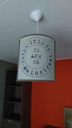Hanglamp taupe - stof, Ophalen, Zo goed als nieuw, Stof, Minder dan 50 cm
