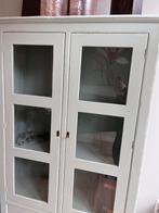 Brocante eiken kast - Aquamarine mid, Huis en Inrichting, Kasten | Vitrinekasten, Ophalen, 100 tot 150 cm, 200 cm of meer, Brocante landelijk