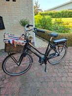 Gazelle e-bike Heavy Duty transportfiets met mand en hoodie, Fietsen en Brommers, Elektrische fietsen, Ophalen, Zo goed als nieuw