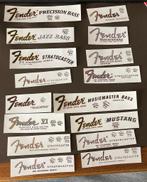 Restant Fender waterslide decals 16 stuks, Ophalen of Verzenden, Nieuw, Elektrische gitaar