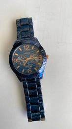 GUESS HORLOGE, Ophalen of Verzenden, Zo goed als nieuw, Blauw, Staal