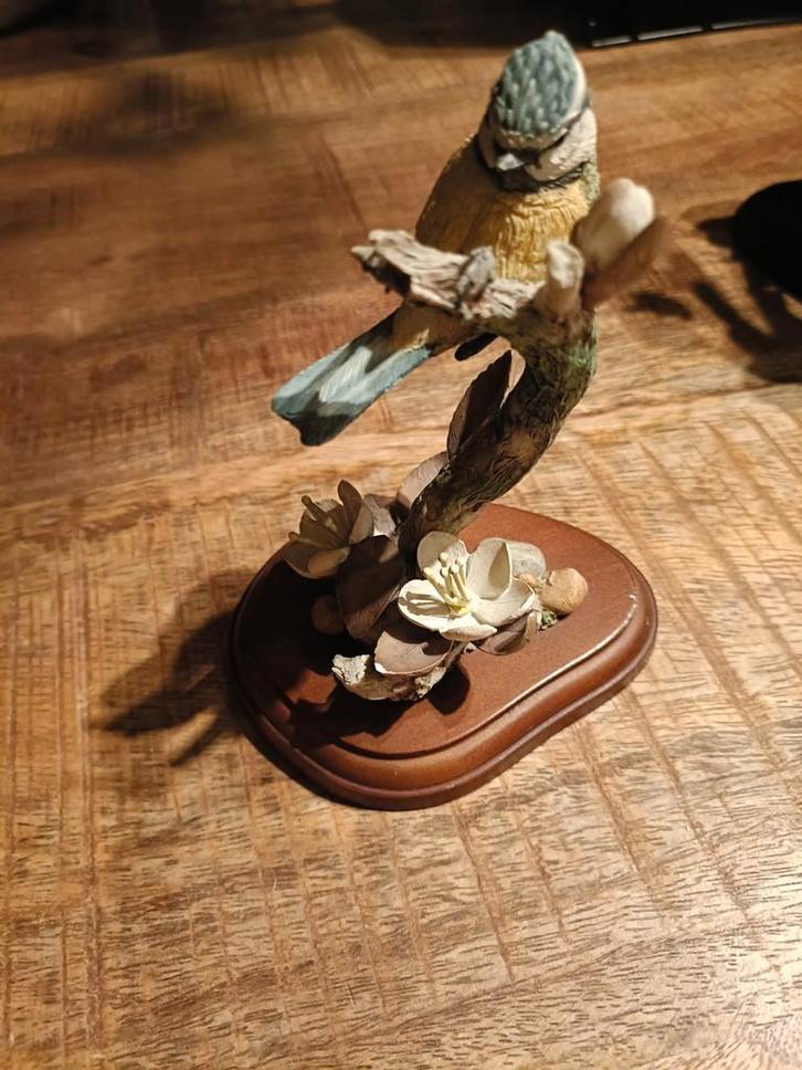 Porselein vogel beeldje, Verzamelen, Beelden en Beeldjes, Zo goed als nieuw, Dier, Ophalen of Verzenden