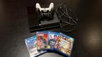PS4 inclusief 2 controllers + 4 spellen, Spelcomputers en Games, Spelcomputers | Sony PlayStation 4, Met 2 controllers, Ophalen of Verzenden