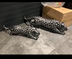 Decoratieve Panter Beelden Set, Ophalen of Verzenden, Zo goed als nieuw, Kunststof, Dierenbeeld