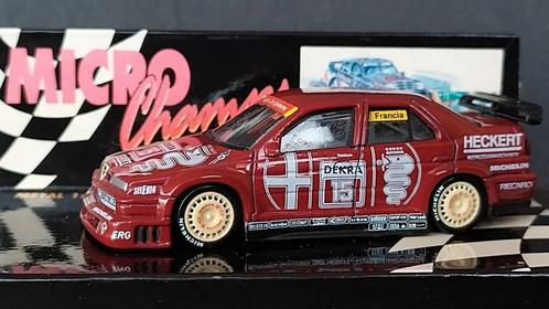 Alfa Romeo 155 V6 DTM 1:64 Minichamps Micro Pol, Hobby en Vrije tijd, Modelauto's | Overige schalen, Zo goed als nieuw, Verzenden