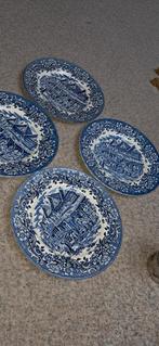 Set van 4 Royal Tudor Ware borden, Ophalen of Verzenden
