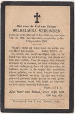 Wilhelmina Verlinden 1845 St. Hubert + 1908 St. Hubert, Verzenden