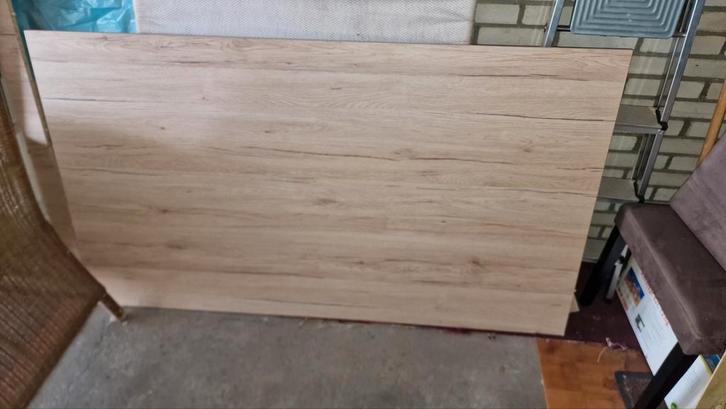 Houten tafel - zelf in elkaar zetten, gebruikt, Huis en Inrichting, Tafelonderdelen, Gebruikt, Tafelblad, 100 tot 150 cm, 50 tot 100 cm
