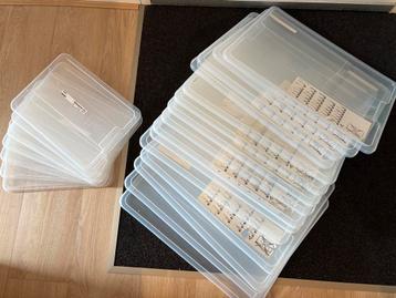 Ikea samla deksels (15x 45/65l)(7x 11/22l) beschikbaar voor biedingen