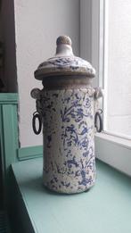 pot vaas antiek keramiek of aardewerk met deksel, Ophalen of Verzenden
