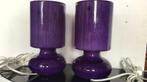 vintage IKEA Lykta paarse lampjes 2 x “mushroom “., Ophalen of Verzenden, Zo goed als nieuw, Minder dan 50 cm