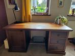 Mooi groot eikenhouten bureau, Ophalen, Gebruikt, Bureau