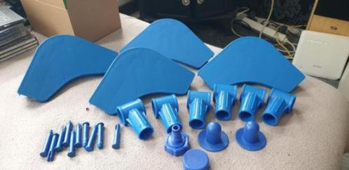Te koop onderdelen zwembad , hoeksteunen,  pinnetjes , tusse, Tuin en Terras, Zwembad-toebehoren, Ophalen of Verzenden