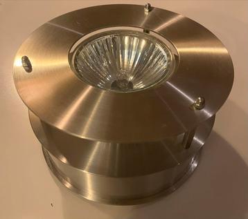 Industriële RVS Plafondlamp - Ø19cm beschikbaar voor biedingen
