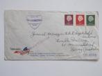 Nederland, KLM-Envelop 1e Constellationvlucht Sydney 1954., Ophalen, Envelop
