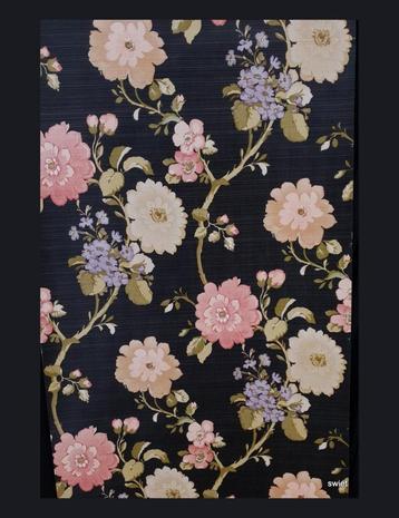 7392 Vintage retro oud barok bloemetjes behang behangpapier beschikbaar voor biedingen