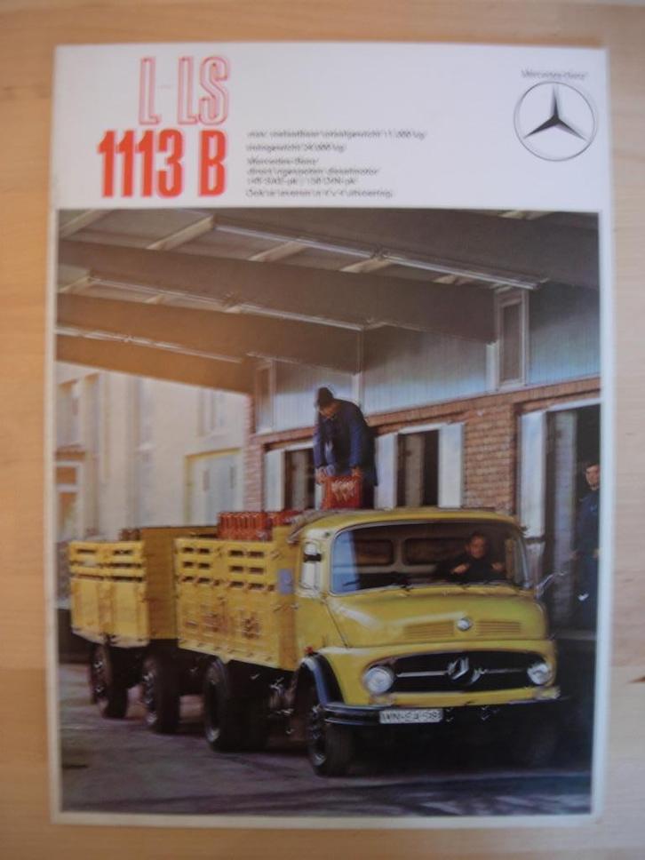 Mercedes 1113 B Torpedo L LS Brochure 1973 – L1113 LS1113 B, Boeken, Auto's | Folders en Tijdschriften, Zo goed als nieuw, Mercedes