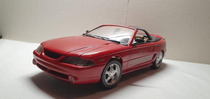 Jouef Evolution/Revell Ford Mustang Cobra pace car 500 indy, Hobby en Vrije tijd, Modelauto's | 1:18, Gebruikt, Auto, Revell, Ophalen of Verzenden