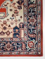 Vintage Persian wol kleed medallion classic red 169x242cm, Gebruikt, 150 tot 200 cm, 200 cm of meer, Ophalen of Verzenden