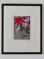 Corneille - Fleur Rouge - Gesigneerd - 1996, Antiek en Kunst, Ophalen of Verzenden