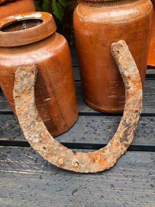 Bodemvondst Hookarspel groot hoefijzer met nagel, Dieren en Toebehoren, Paarden en Pony's | Overige Paardenspullen, Verzenden