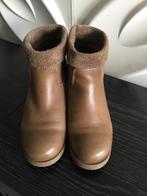 Bruine leren enkellaarsjes maat 37, Ophalen of Verzenden, Gedragen, Bruin, Lage of Enkellaarzen