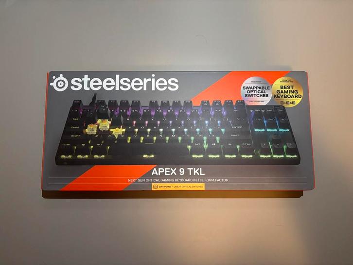 Steelseries APEX 9 TLK Gaming toetsenbord, Computers en Software, Toetsenborden, Zo goed als nieuw, Bedraad, Gaming toetsenbord