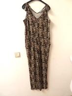 A14 GEISHA jumpsuit zwart bruin beige L 40, Maat 38/40 (M), Geisha, Zwart, Ophalen of Verzenden