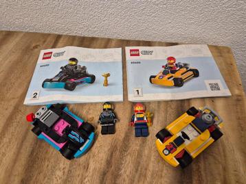 Lego City 60400 Go-Karts en Race Drivers beschikbaar voor biedingen