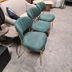 3 x Eetkamerstoel Kolten Goud Groen van ZILT, Ophalen, Nieuw, Info@zilt.nl, Vijf, Zes of meer stoelen