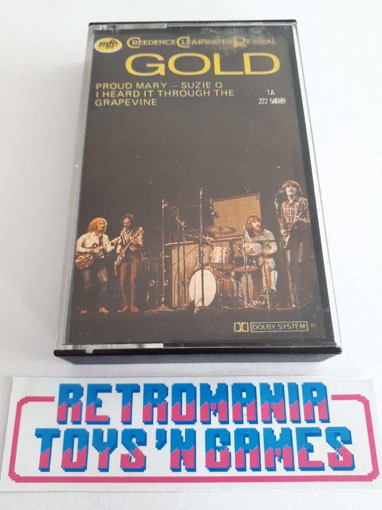 cassettebandje - creedence clearwater revival: gold, Cd's en Dvd's, Cassettebandjes, Zo goed als nieuw, Pop, 1 bandje, Ophalen of Verzenden