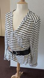 Streepjes blouse - Atmoshpere - L, Kleding | Dames, Blouses en Tunieken, Atmosphere, Verzenden, Wit, Maat 42/44 (L)