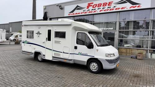 Zeer nette Orgineel NL Youngtimer De Chausson Odyssee 81, Caravans en Kamperen, Campers, Bedrijf, Half-integraal, tot en met 4