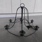 Kaarsenkroon - hangende kandelaar robuust staal, Gebruikt, 25 tot 50 cm, Ophalen of Verzenden, Metaal